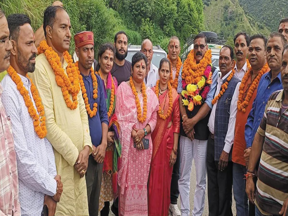 प्रमुख नौटियाल का स्वागत किया