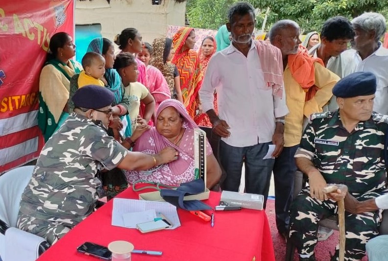 एसएसबी के निःशुल्क चिकित्सा शिविर 170 रोगियों का ईलाज