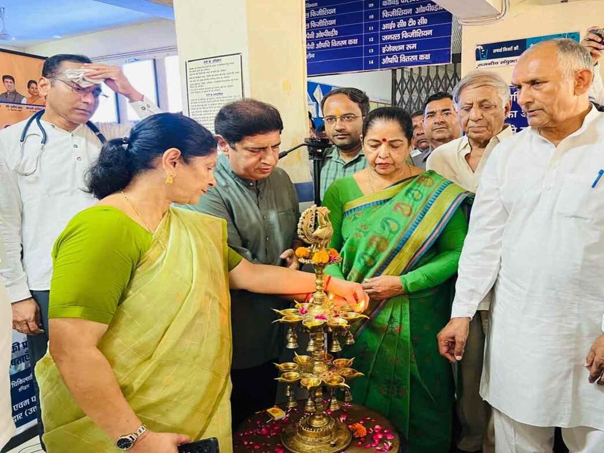 स्वास्थ्य सेवा पखवाड़ा शिविर में 635 मरीजों का निशुल्क उपचार