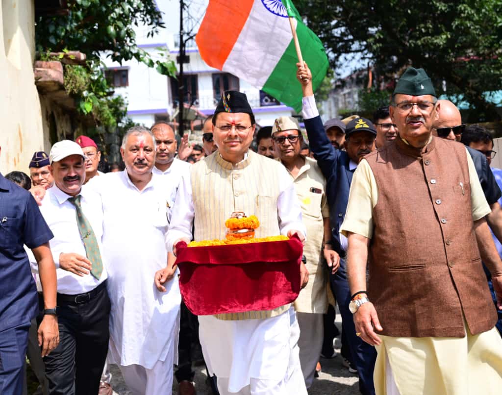 मुख्यमंत्री ने किया शहीद सम्मान यात्रा 2 का शुभारम्भ